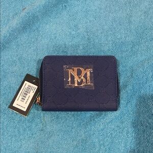 (NWT) BMW Dark Blue Key & Card Holder